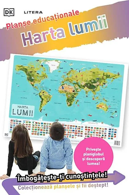 Harta lumii. Planșe educaționale