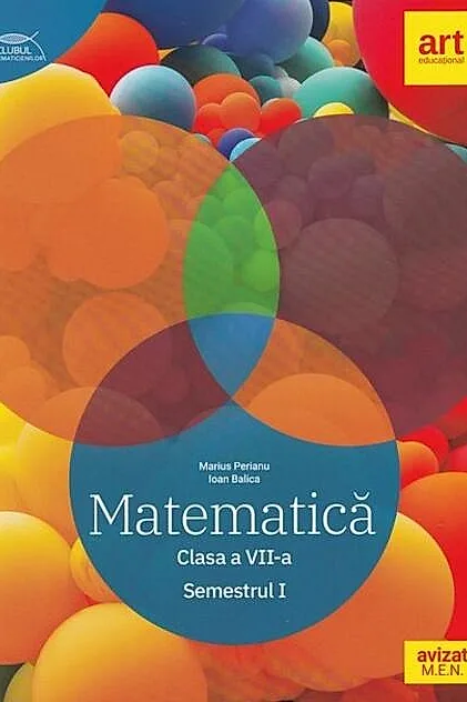 Matematică. Clasa a VII-a. Semestrul 1 - Traseul albastru. Clubul Matematicienilor