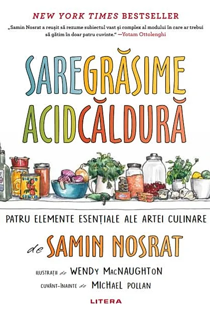 Sare, grăsime, acid, căldură
