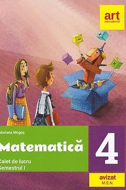 Matematică. Caiet de lucru. Clasa a IV-a. Semestrul I