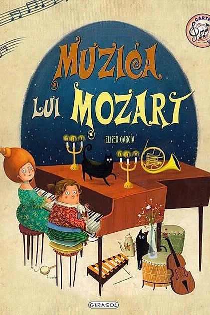 Muzica lui Mozart - carte muzicală