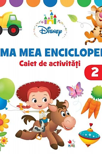 Disney. Prima mea enciclopedie. Caiet de activitati 2 ani (contine autocolante)
