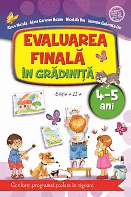 Evaluarea finală în grădiniță 4-5 ani