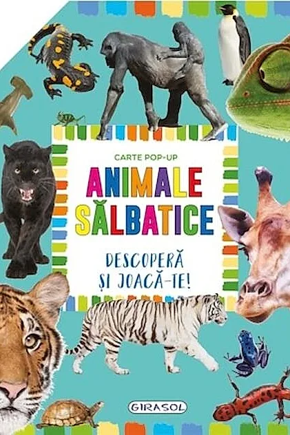 Animale sălbatice. Carte pop-up. Descoperă și joacă-te!