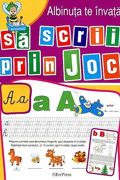 Albinuța te învață să scrii prin joc