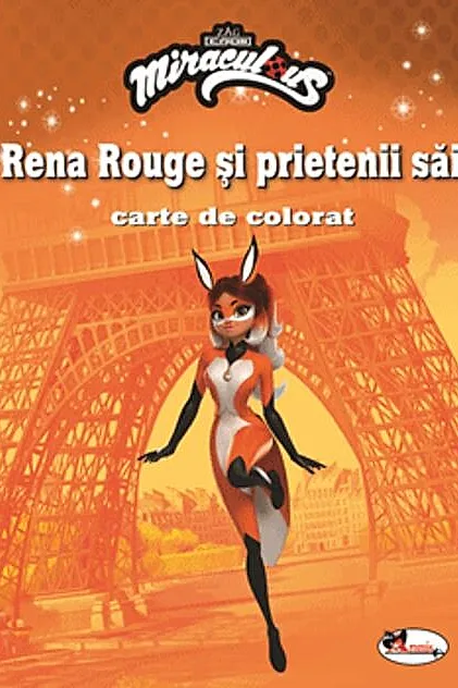 Rena Rouge și prietenii săi. Carte de colorat