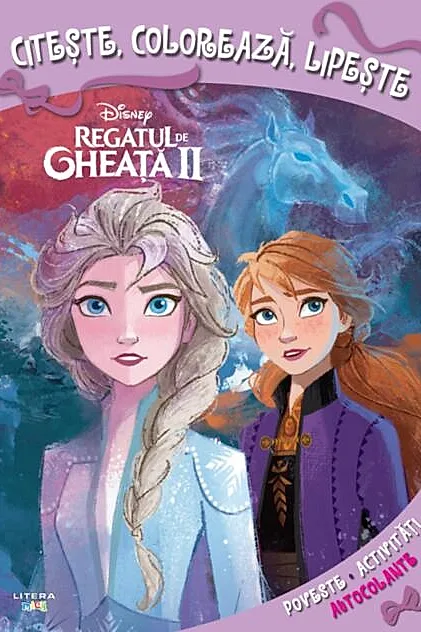 Disney. Regatul de gheață II. Citește, colorează, lipește
