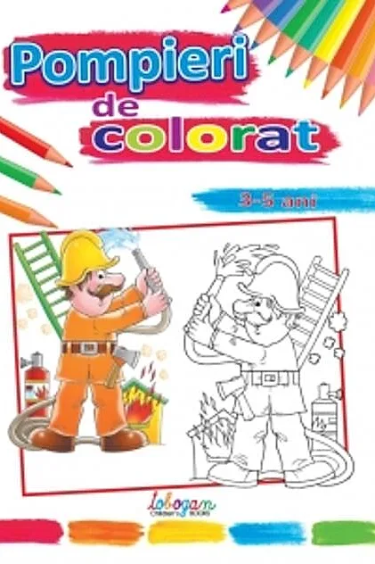 Pompieri de colorat (3-5 ani)