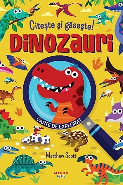 Citește și găsește! Dinozauri