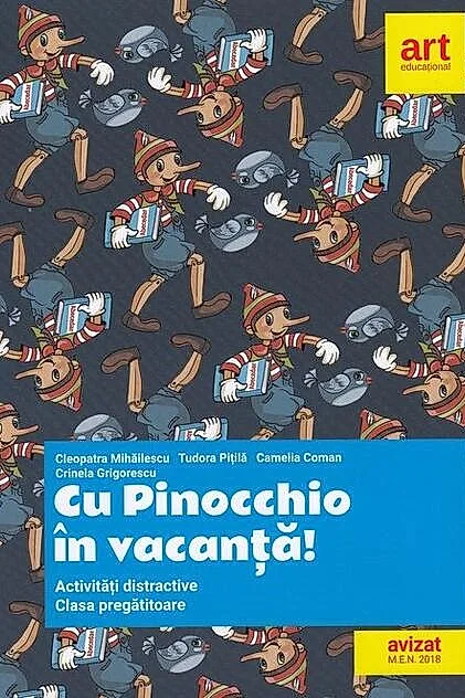 Cu Pinocchio în vacanță! Activități distractive pentru clasa pregătitoare