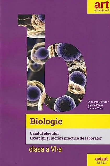 Biologie. Clasa a VI-a. Caietul elevului. Exerciții și lucrări practice de laborator