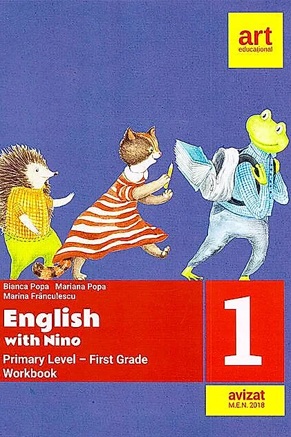 English with Nino. Primary level-First grade. Workbook (Caiet de lucru). Clasa I