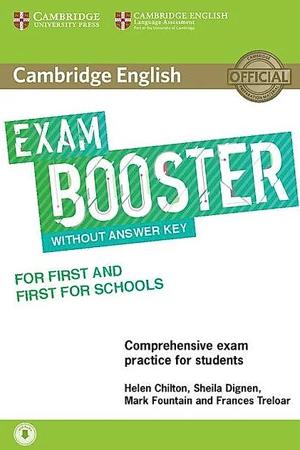 Cambridge English Exam Booster for First and First for Schools without answer key, with audio