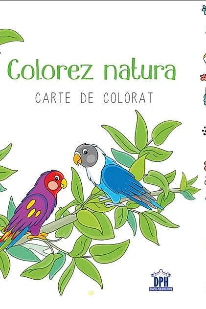 Colorez natura - Carte de colorat