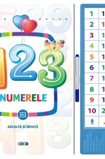 123 Numerele. Ascultă și învață