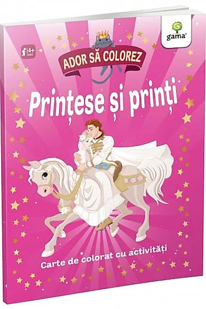 Prințese și prinți. Ador să colorez
