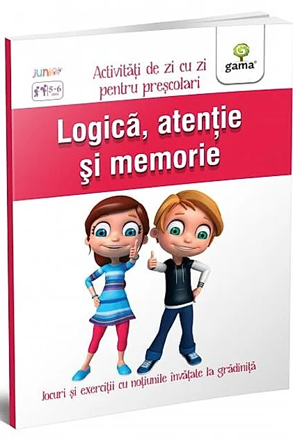 Logică, atenție și memorie (5-6 ani)