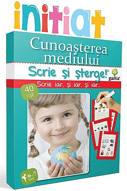 Cunoaşterea mediului. Scrie și șterge! Inițiat (6-7 ani)
