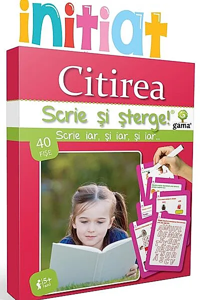 Citirea. Scrie și șterge! Inițiat (6-7 ani)