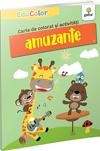 Carte de colorat și activități amuzante. EduColor