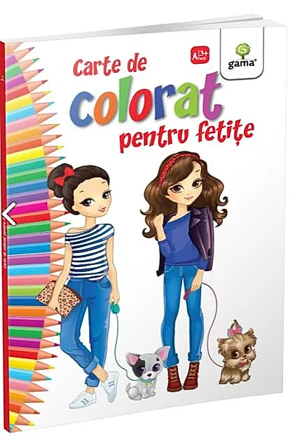 Carte de colorat pentru fetițe