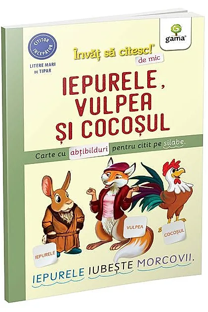 Iepurele, vulpea și cocoșul