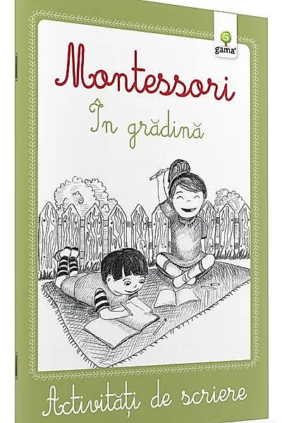 Activități de scriere Montessori. În grădină