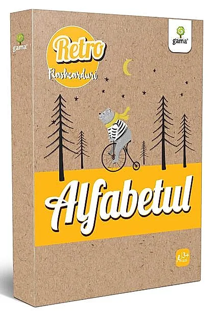 Alfabetul. Retro Flashcarduri