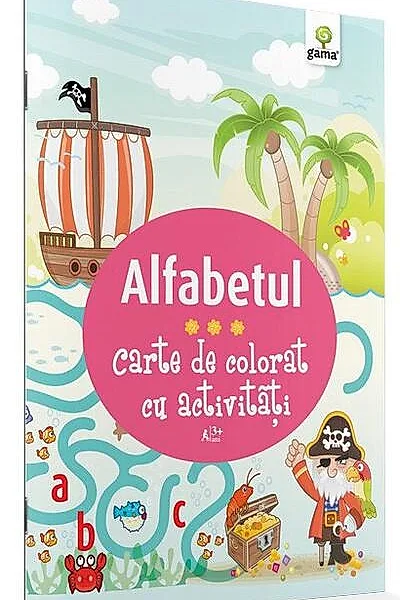 Alfabetul. Carte de colorat cu activități