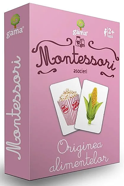 Originea alimentelor. Cărţi de joc Montessori