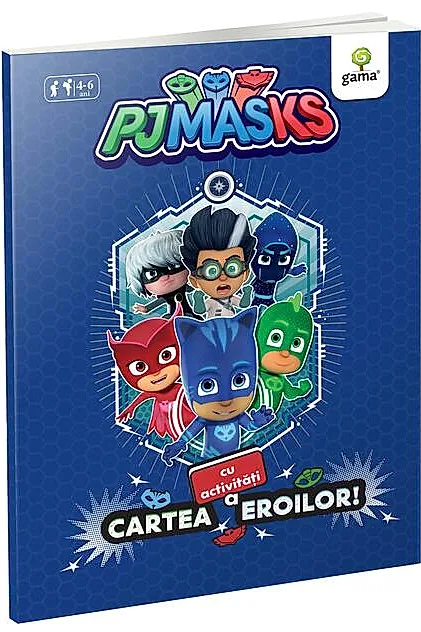 Cartea cu activități a eroilor. Activități cu PJ MASKS