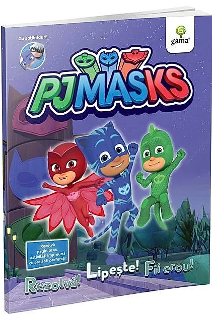 PJ MASKS: Rezolvă! Lipește! Fii Erou! Activități cu PJ MASKS