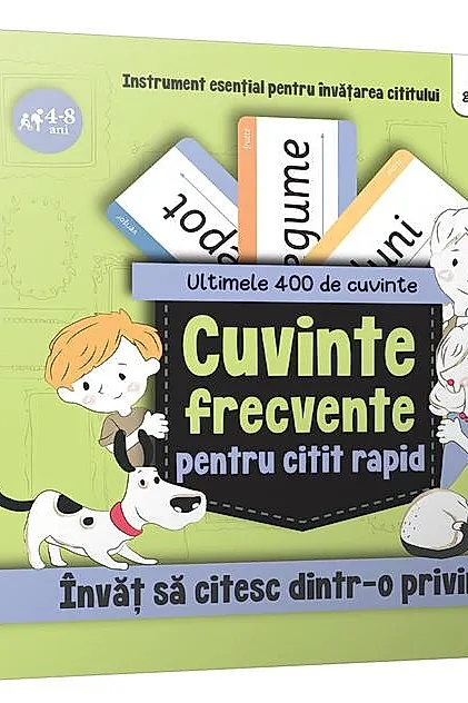 Kit Ultimele 400 de cuvinte frecvente de citit rapid