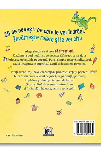 Ce citesc azi? Ruleta cu povești (carte cu roată)