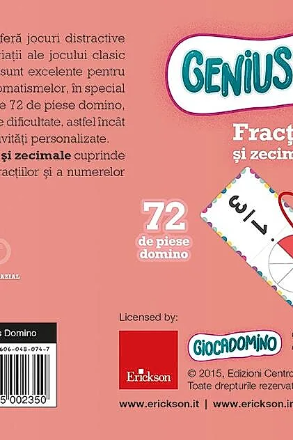 Genius domino: Fracții și zecimale