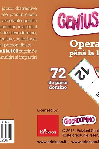 Genius domino: Operații până la 100