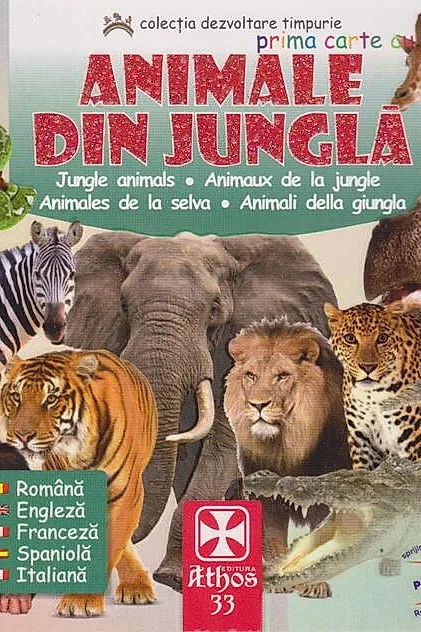 Prima carte cu Animale din Junglă