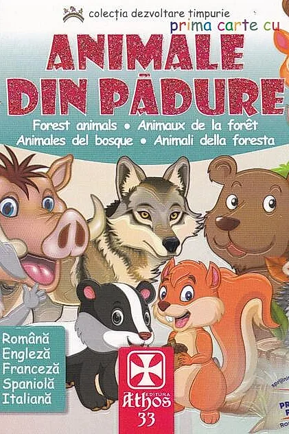 Prima carte cu Animale Din Pădure