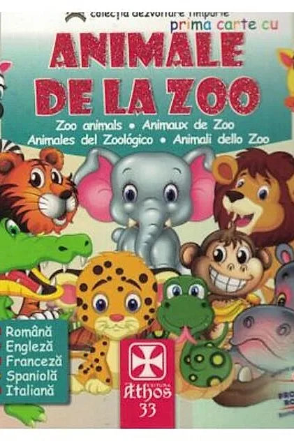 Prima carte cu Animale de la Zoo