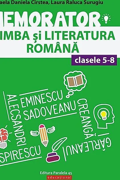 Memorator de limba și literatura română pentru clasele V-VIII