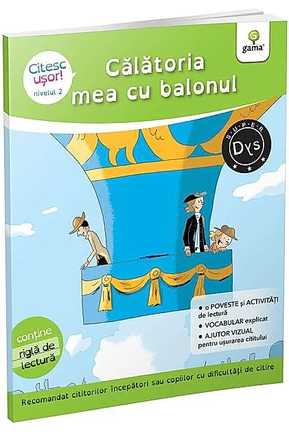 Călătoria mea cu balonul (Citesc ușor, Nivel 2)