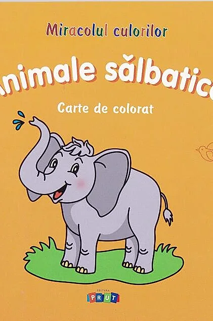 Animale sălbatice. Carte de colorat
