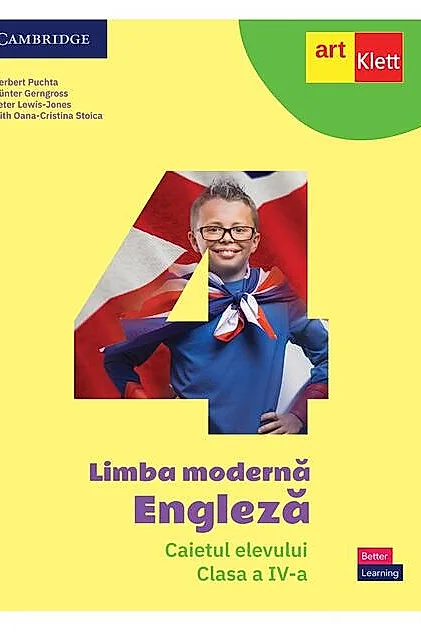 Limba modernă Engleză. Caietul elevului + CD audio. Clasa a IV-a