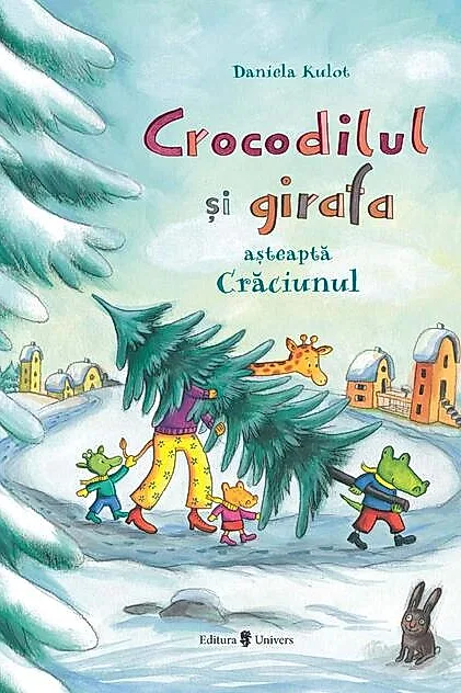 Crocodilul și girafa așteaptă Crăciunul