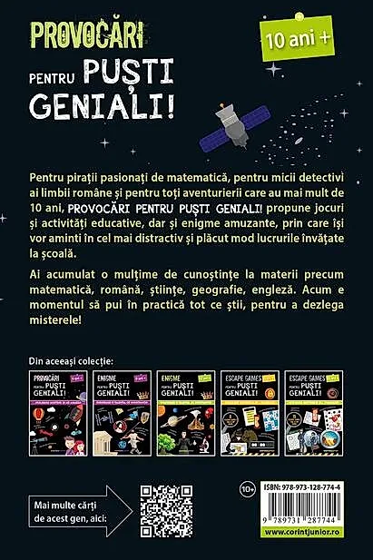 Provocări pentru puști geniali – 10 ani
