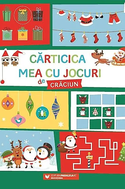 Cărticica mea cu jocuri de Crăciun (4 ani+)