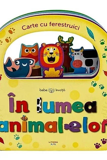 Bebe învață. În lumea animalelor. Carte cu ferestruici