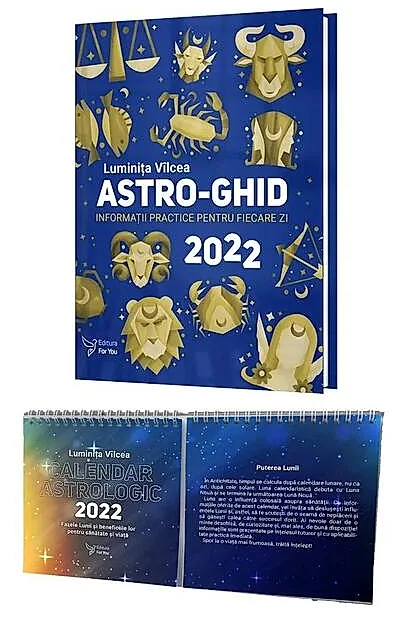 Previziuni 2022. Astro-ghid. Informații practice pentru fiecare zi. Set agendă și calendar