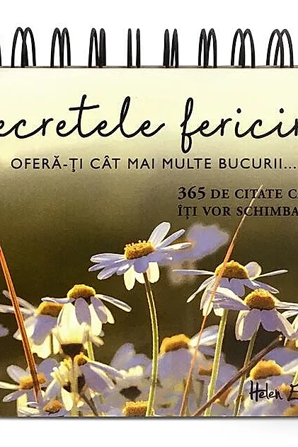 Calendarul „Secretele fericirii – 365 de citate fermecătoare”