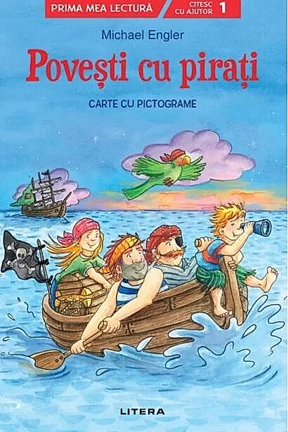Povești cu pirați. Carte cu pictograme. Citesc cu ajutor (Nivelul 1)